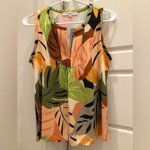 LOFT Mixed Media Tank, Size SP